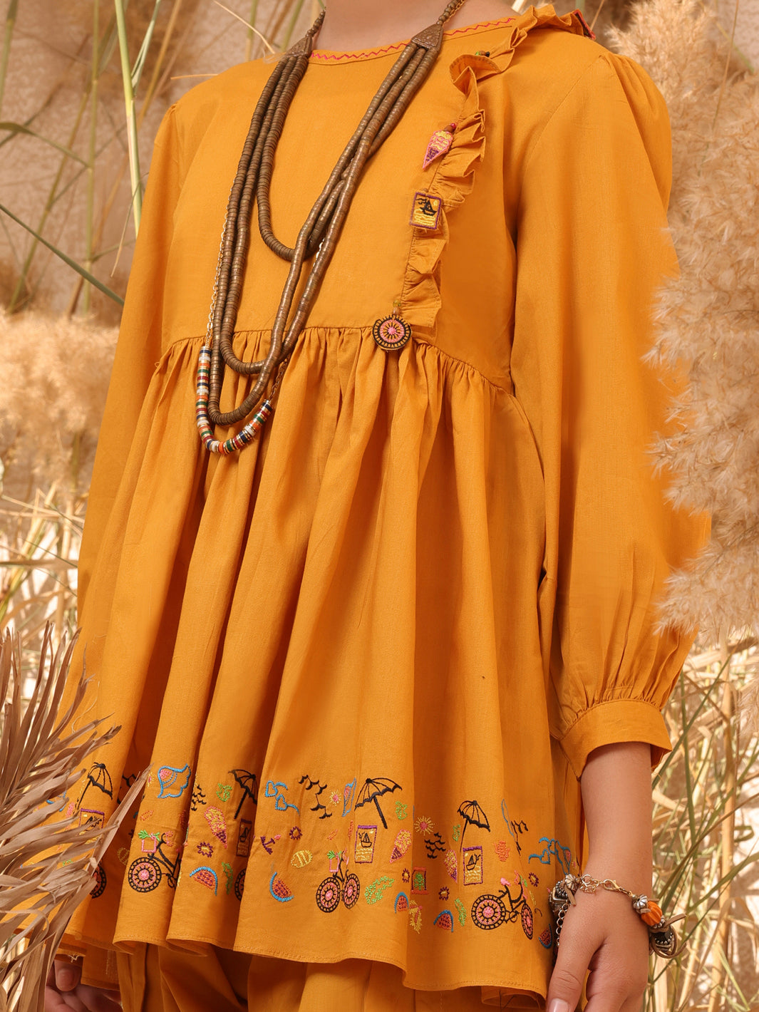 Yellow Dyed 2 Piece Stitched - ALT-2PS-LKS-1023