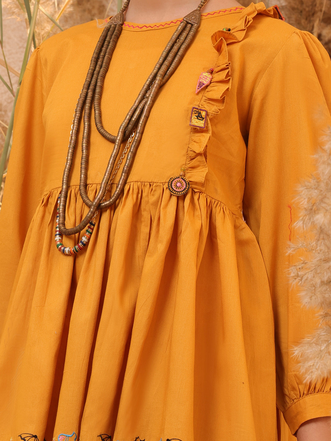 Yellow Dyed 2 Piece Stitched - ALT-2PS-LKS-1023