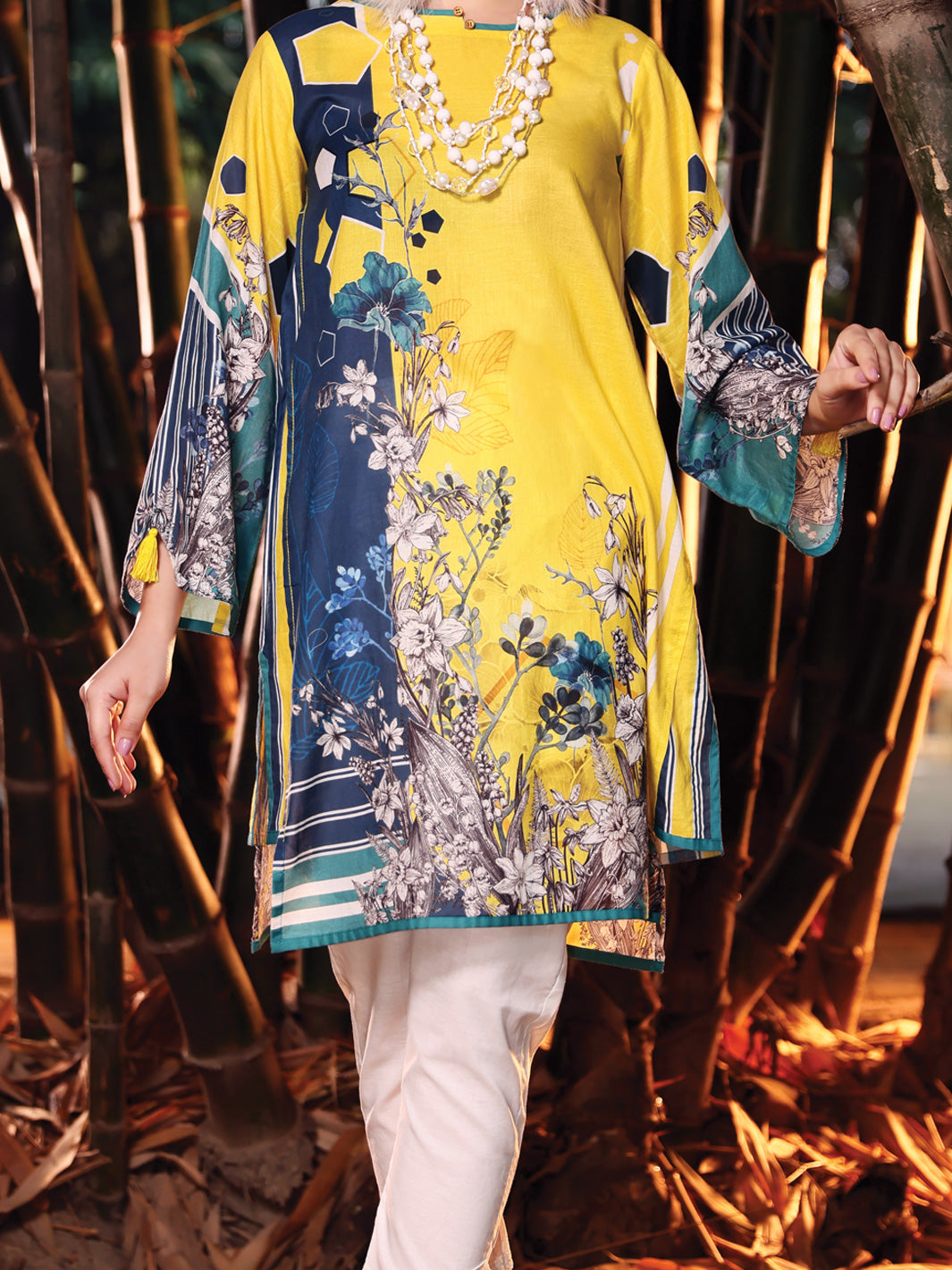 Lime Lawn Tunic - ALP-LK-1025