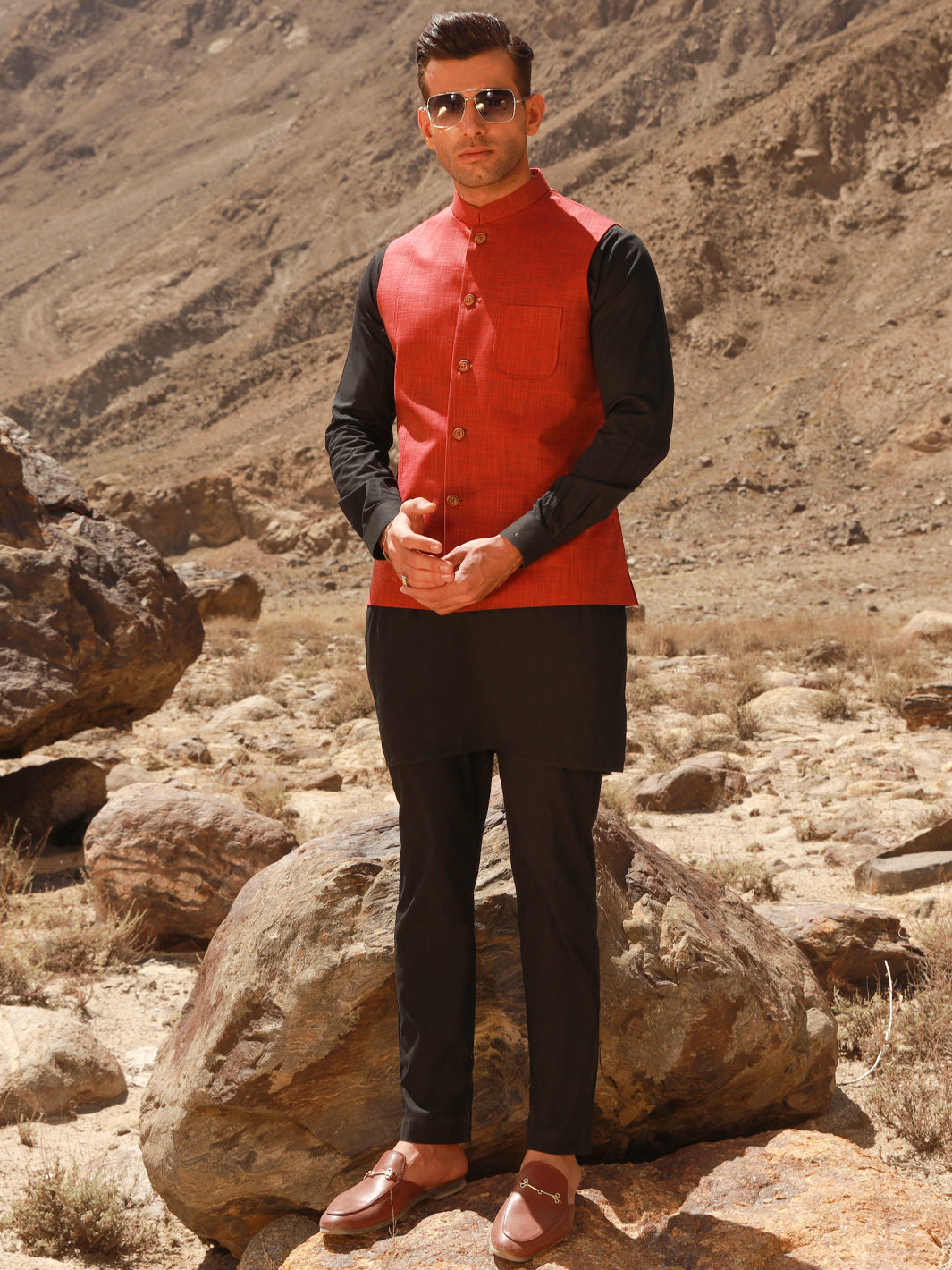Red Waistcoat - AL-WC-429