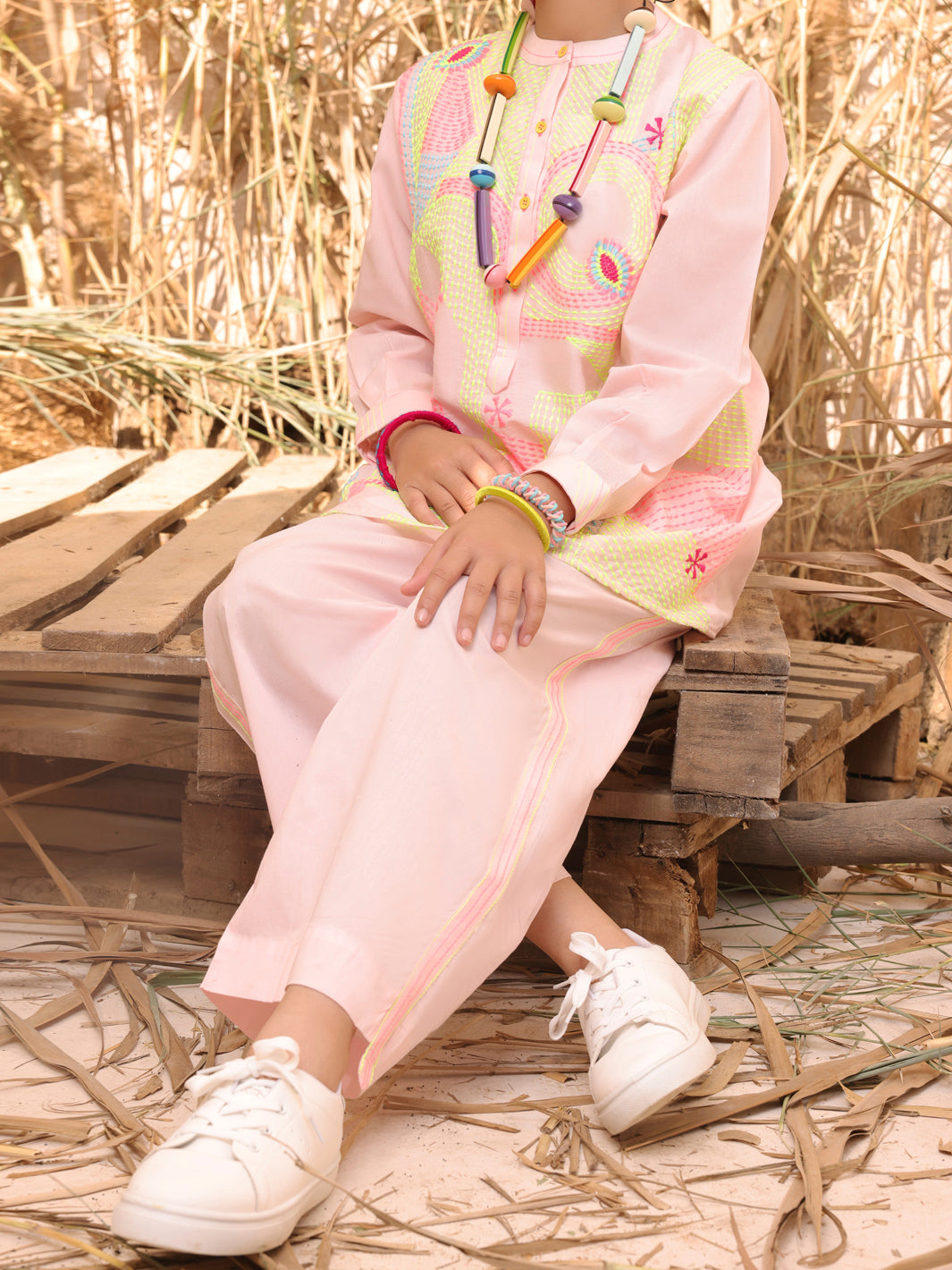 Light Pink Dyed 2 Piece Stitched - ALT-2PS-LKS-1034