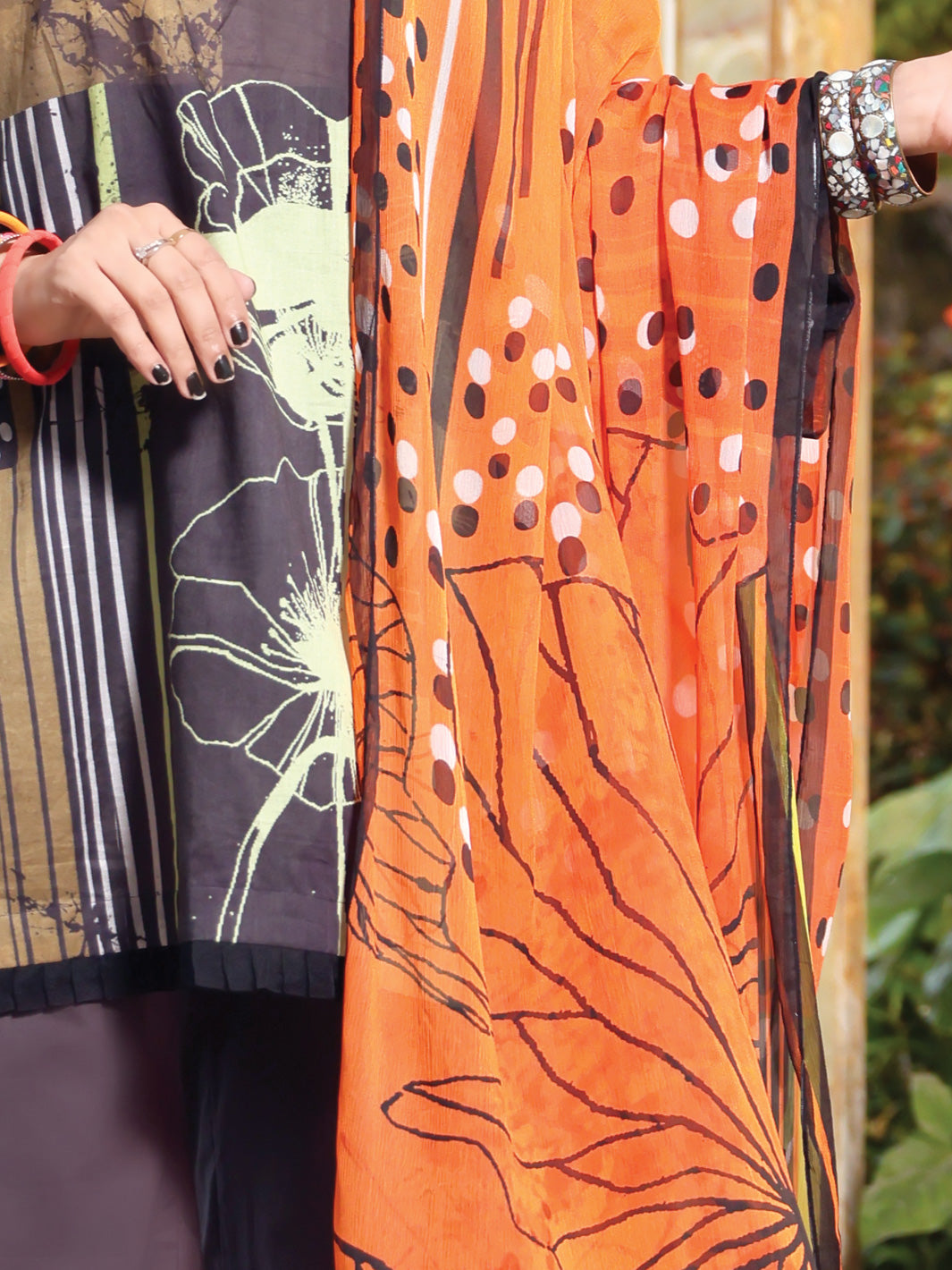 Green Lawn + Jacquard 3Pc Stitched - ALP-3PS-1037