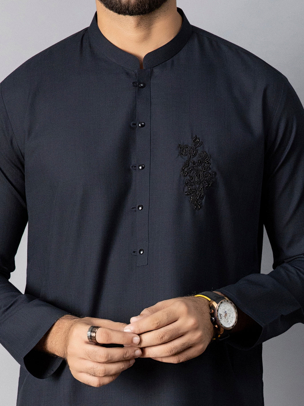 Blue Kurta - AL-K-1084A