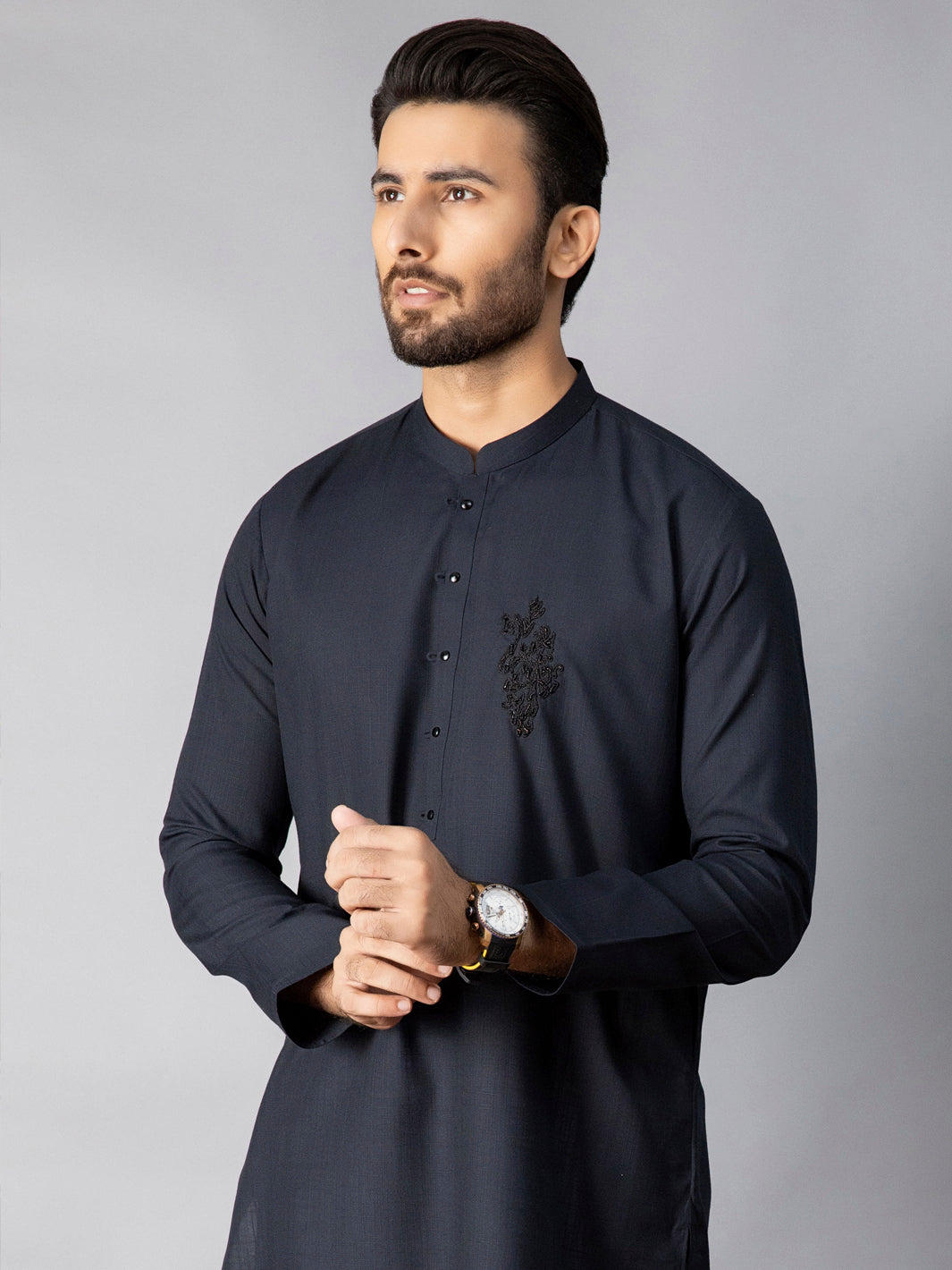 Blue Kurta - AL-K-1084A