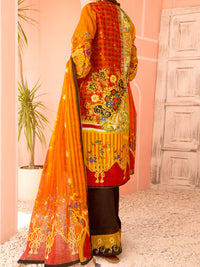 Mustard Lawn 3Pc Stitched - ALP-3PS-1134