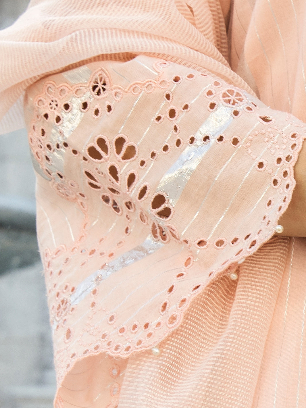 Pink Lurex Jacquard 3Pc Unstitched - ALP-3PS-1188