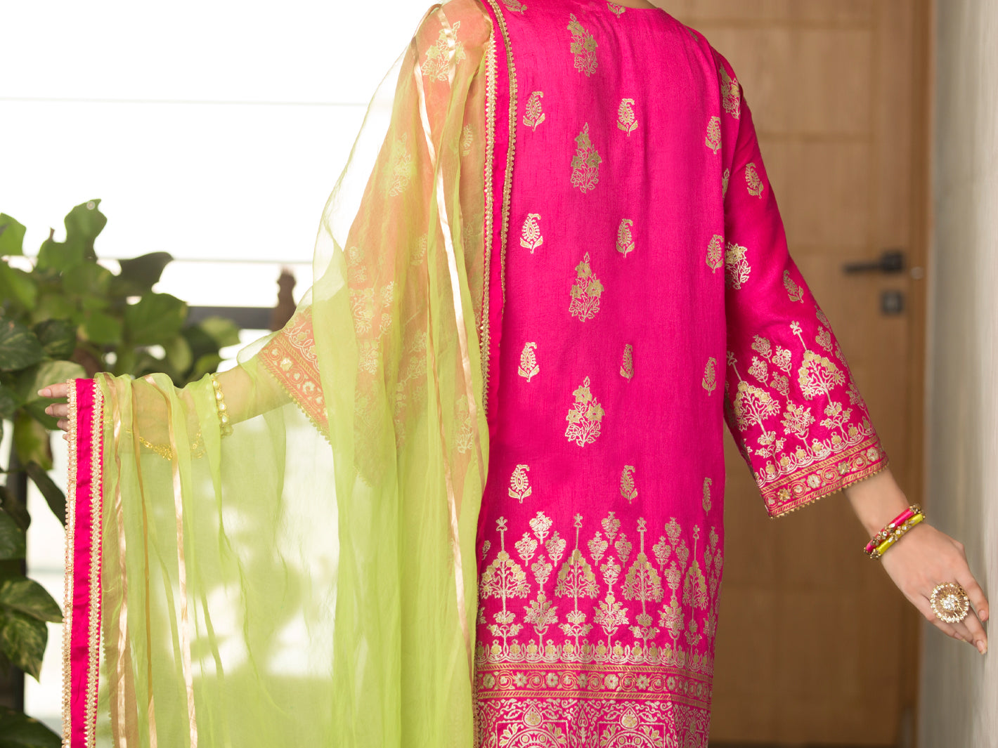 Fuchsia 3Pc Stitched - ALP-3PS-1194