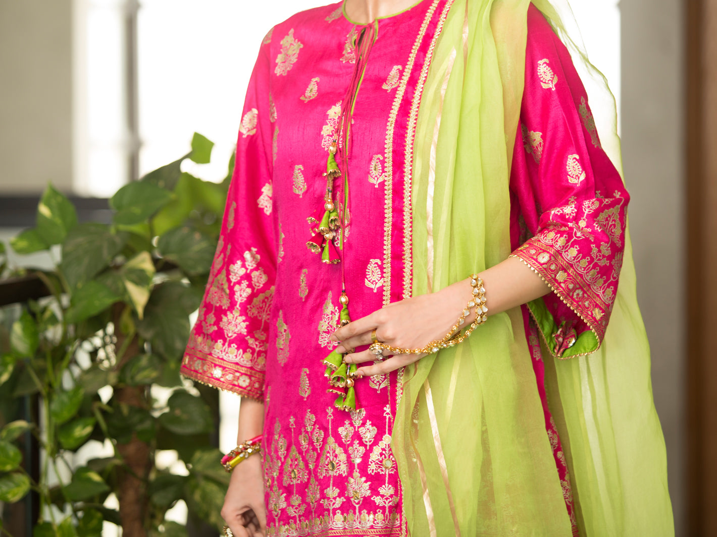 Fuchsia 3Pc Stitched - ALP-3PS-1194