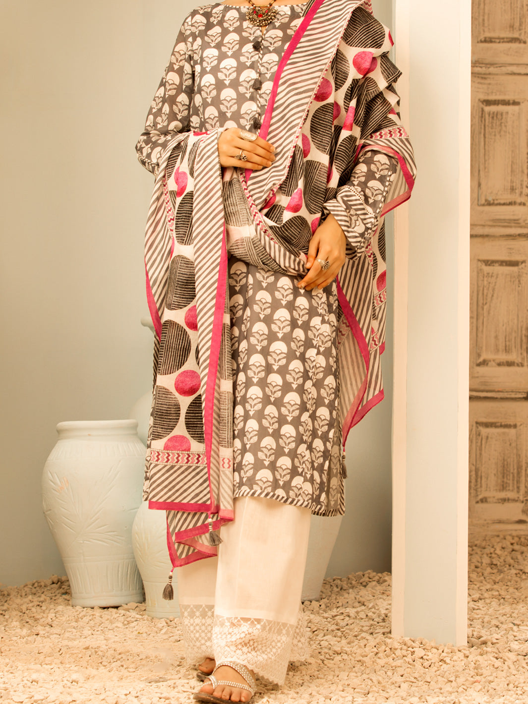 Grey Lawn 2 Piece Unstitched - ALP-2PS-1208