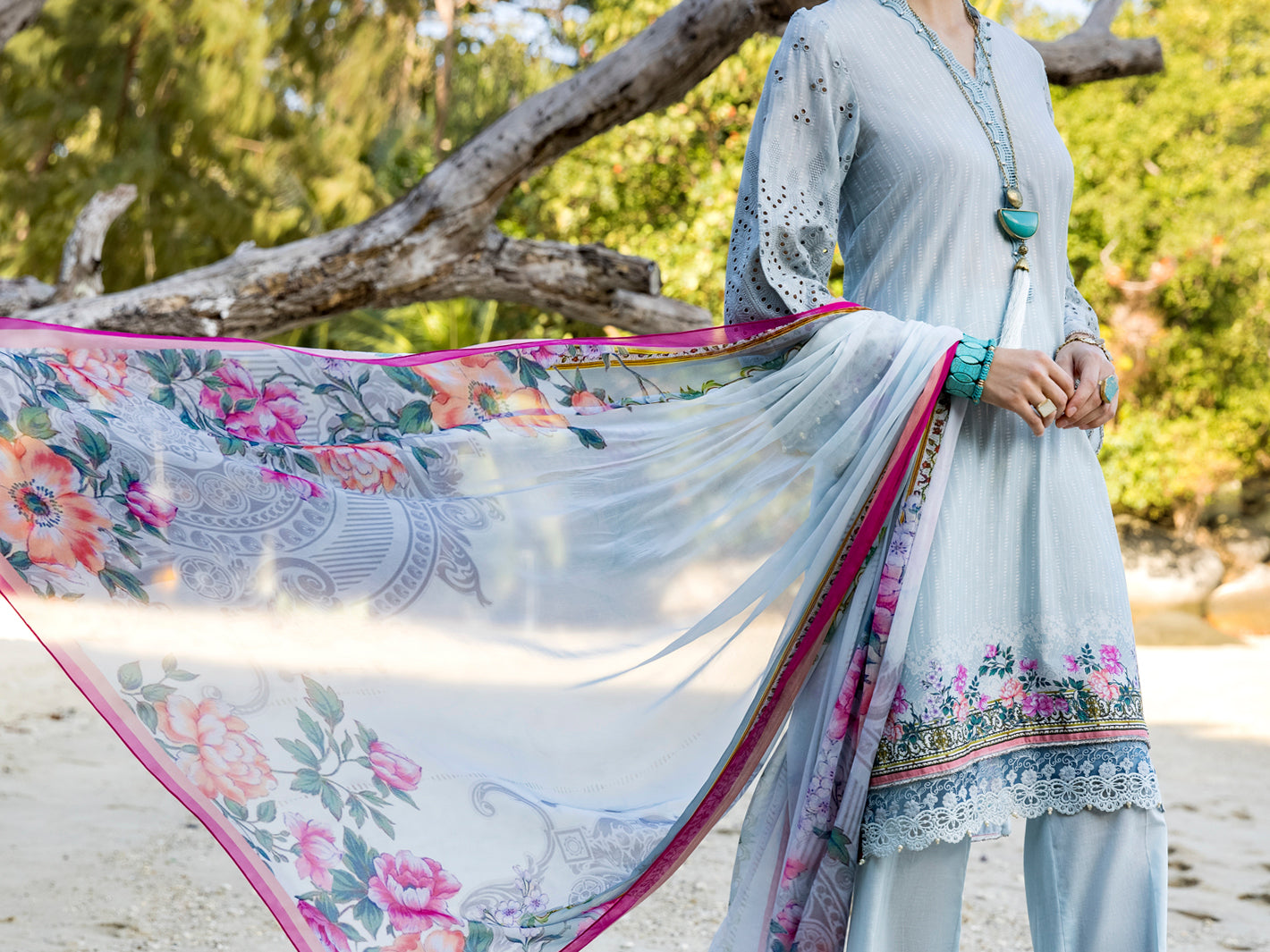 Grey Lawn 3 Piece Unstitched - ALP-3PS-1250
