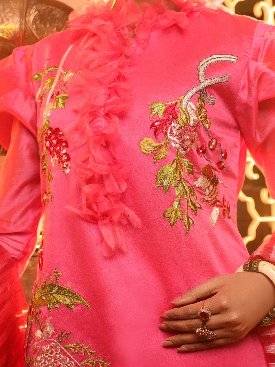 Fuchsia Modal 3Pc Stitched - ALP-3PS-1287