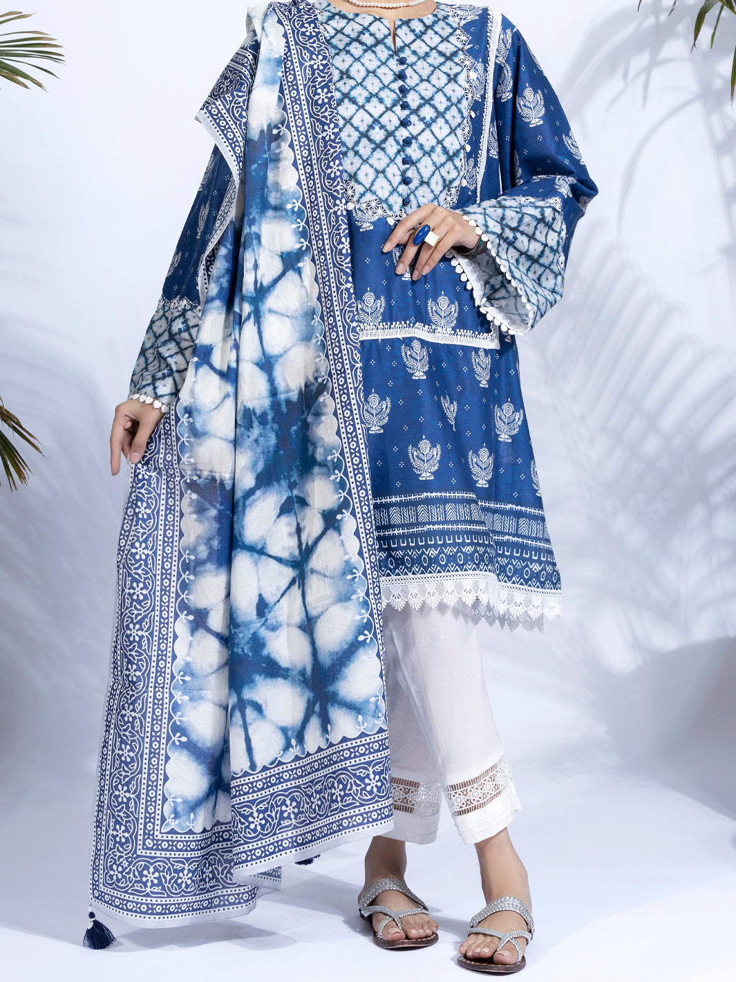 Blue Lawn 2Pc Unstitched - ALP-2PS-1317