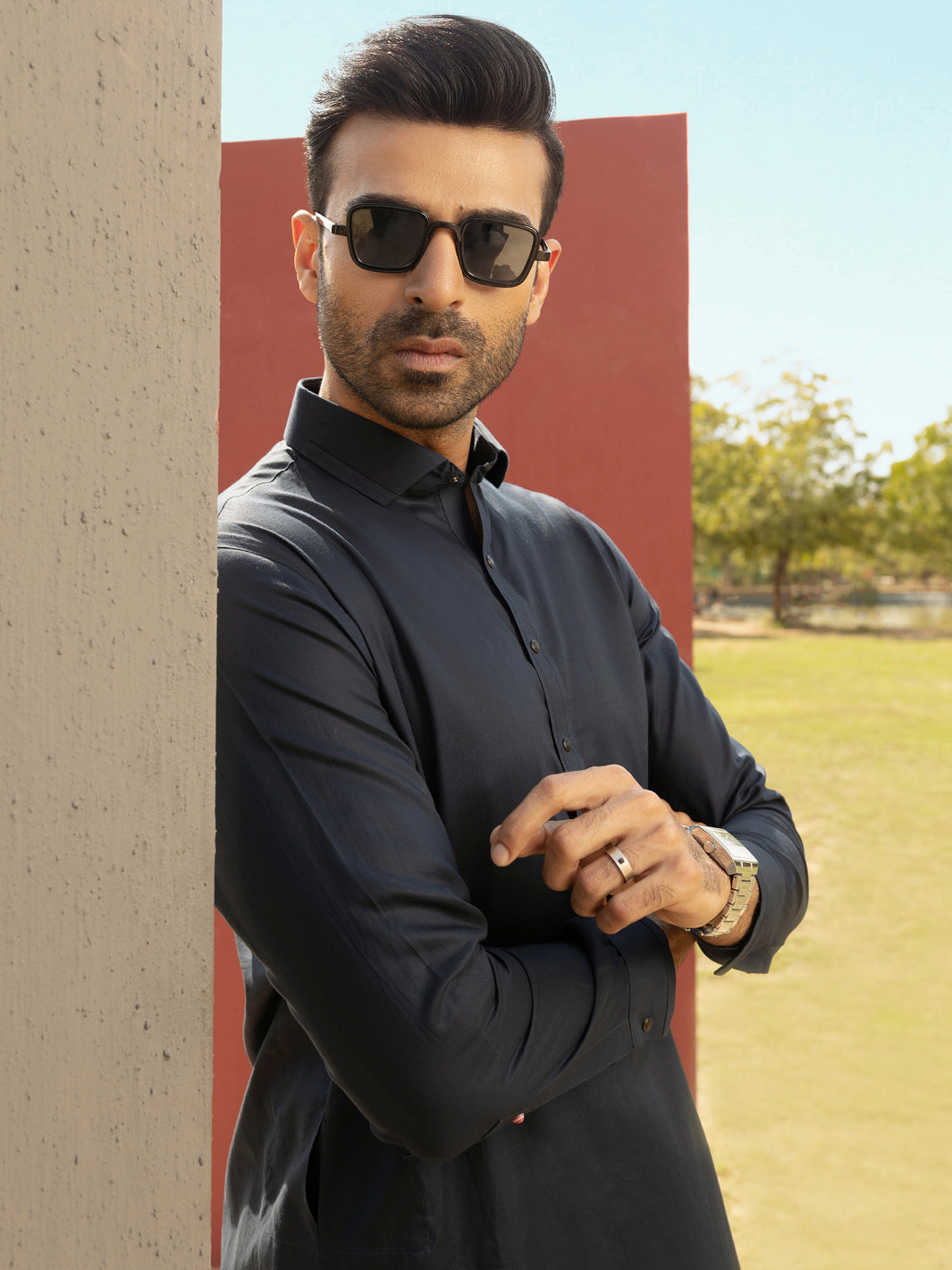 Blue Kameez Shalwar - ALWA-KS-281