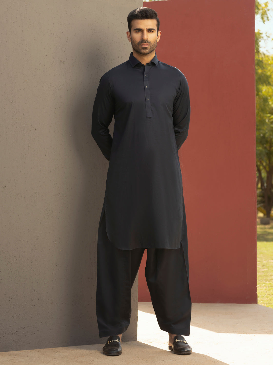 Blue Kameez Shalwar - ALWA-KS-281