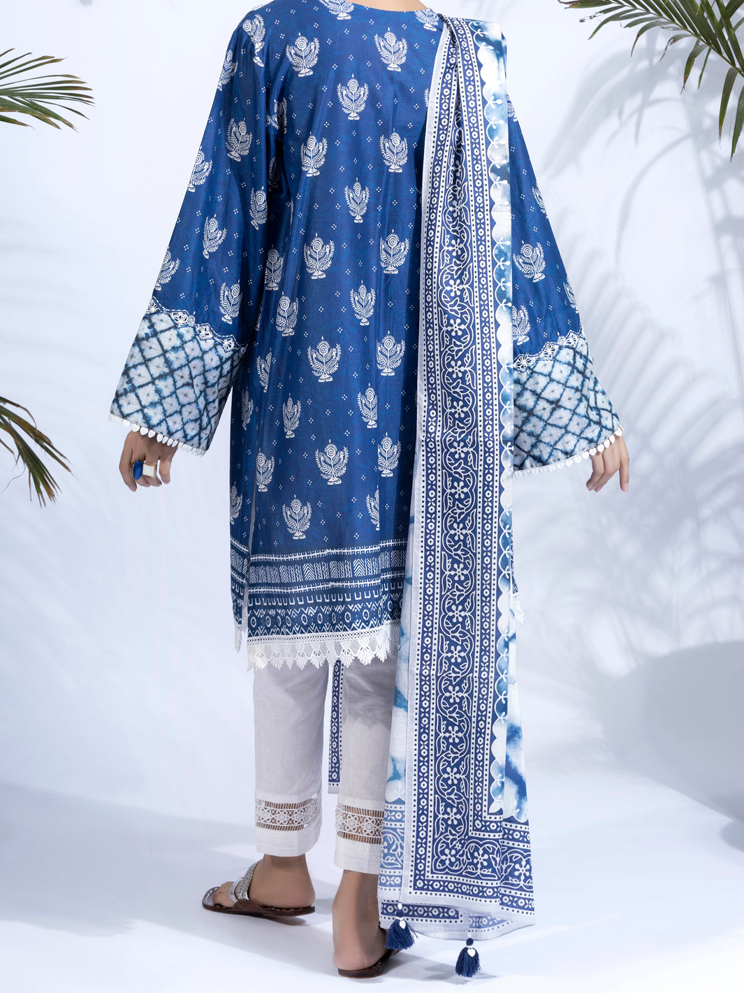 Blue Lawn 2Pc Unstitched - ALP-2PS-1317