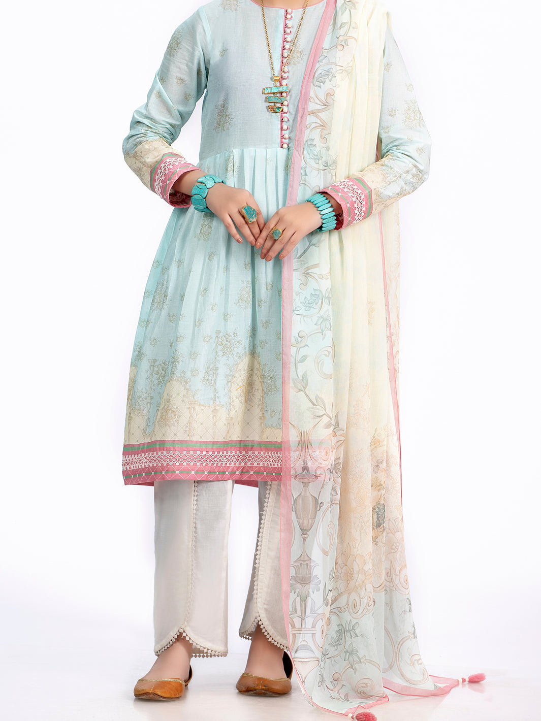 Aqua Lawn 2Pc Unstitched - ALP-2PS-1322