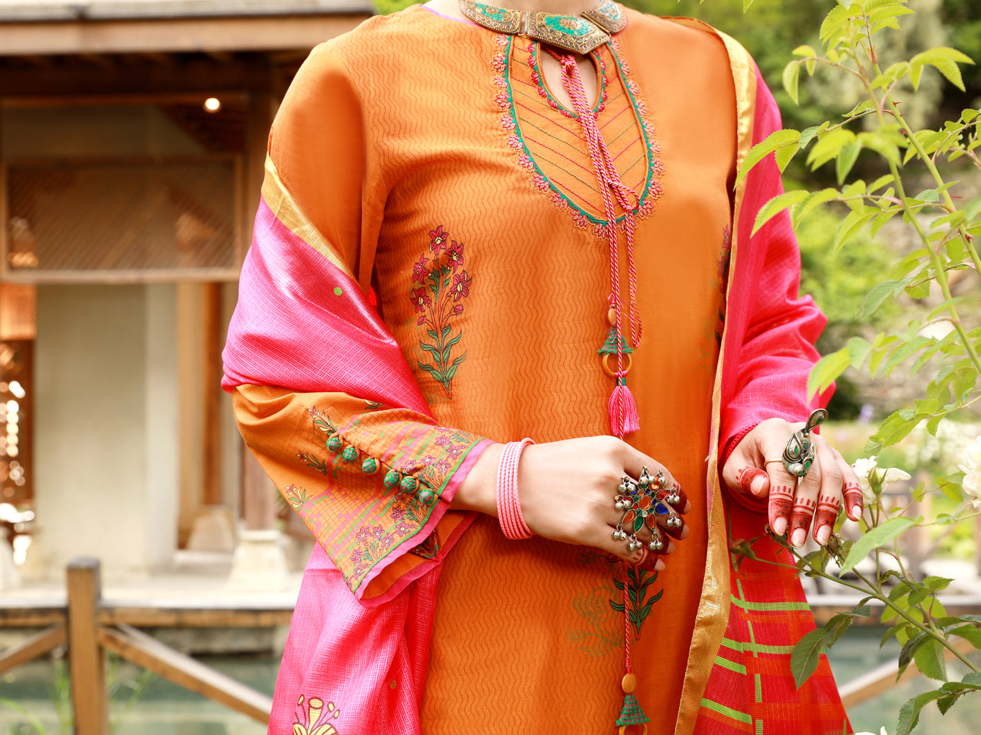 Mustard Lawn 3Pc Unstitched - ALP-3PS-1382