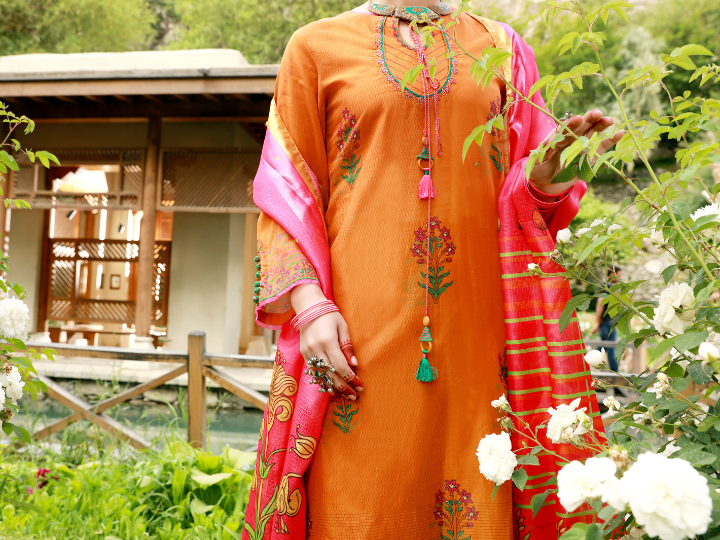 Mustard Lawn 3Pc Unstitched - ALP-3PS-1382