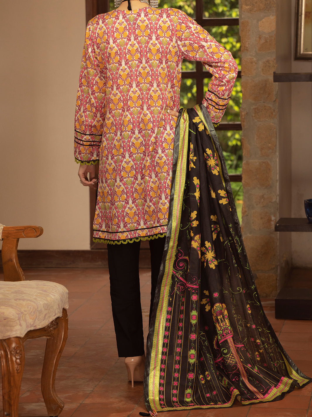 Multicolor Lawn 3Pc Stitched - ALP-3PS-1423