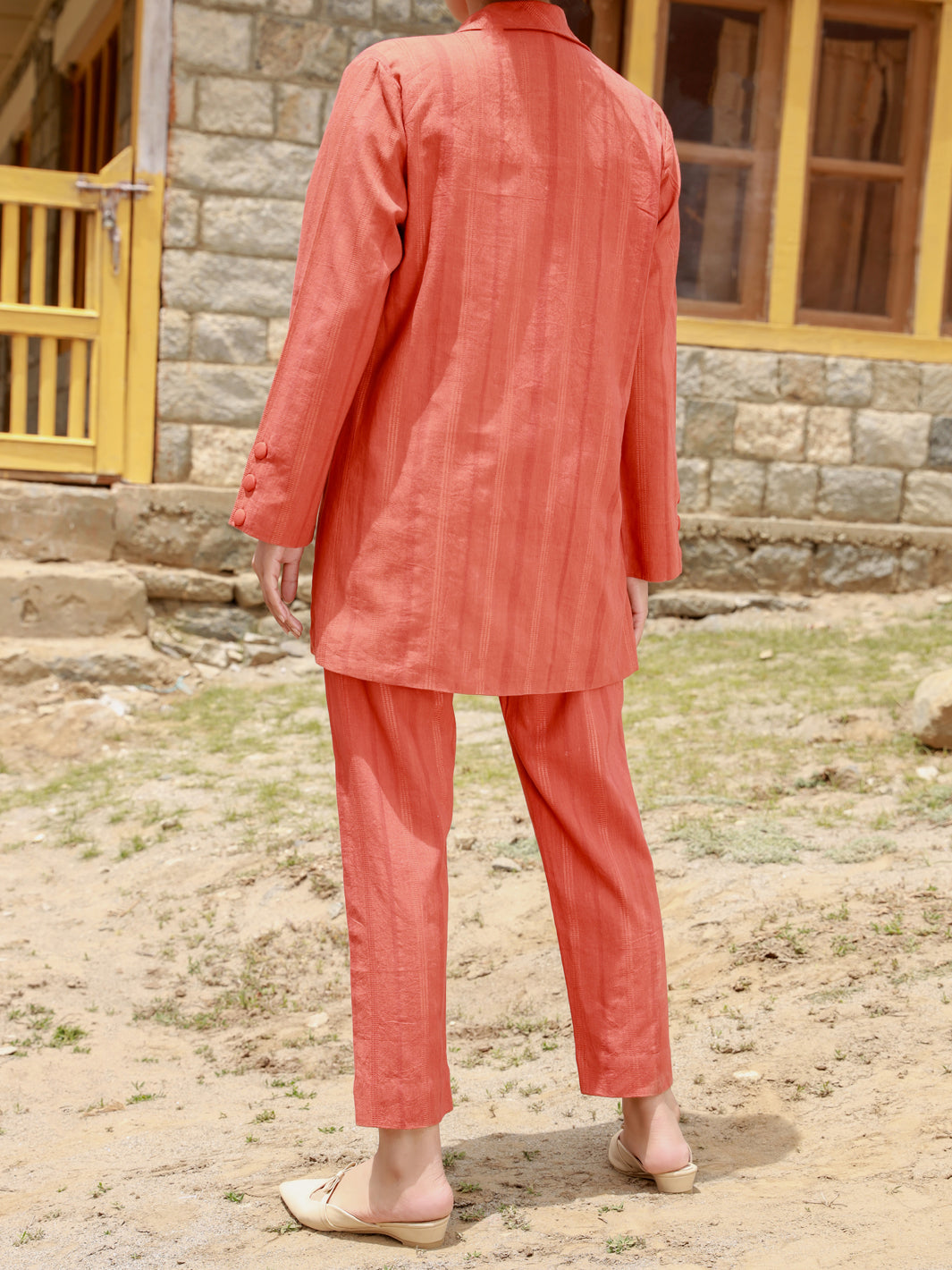 Rust Dobby 2Pc Stitched - ALP-2PS-LKS-1465