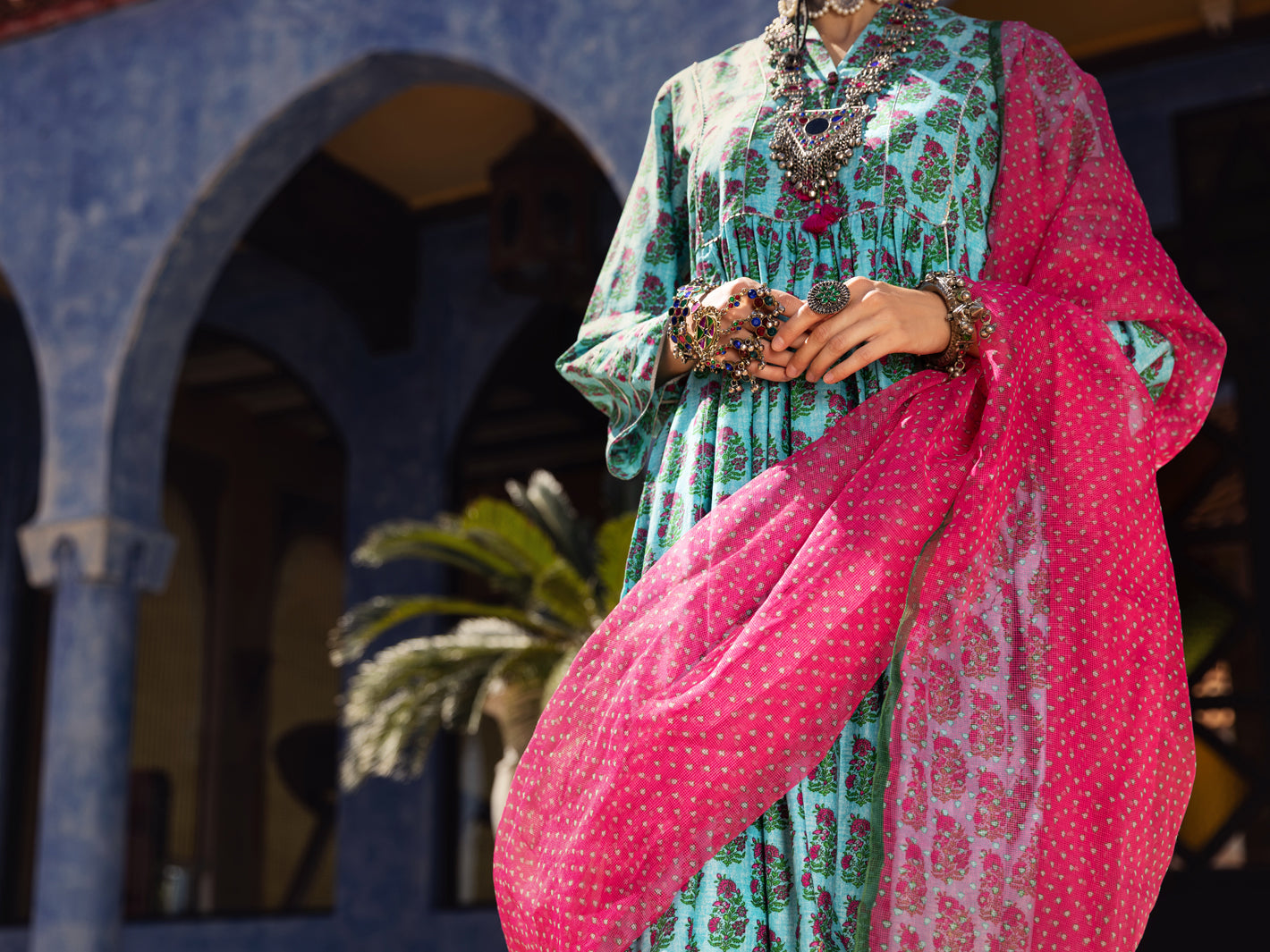 Aqua Lawn 3 Piece Stitched - ALP-3PS-1498