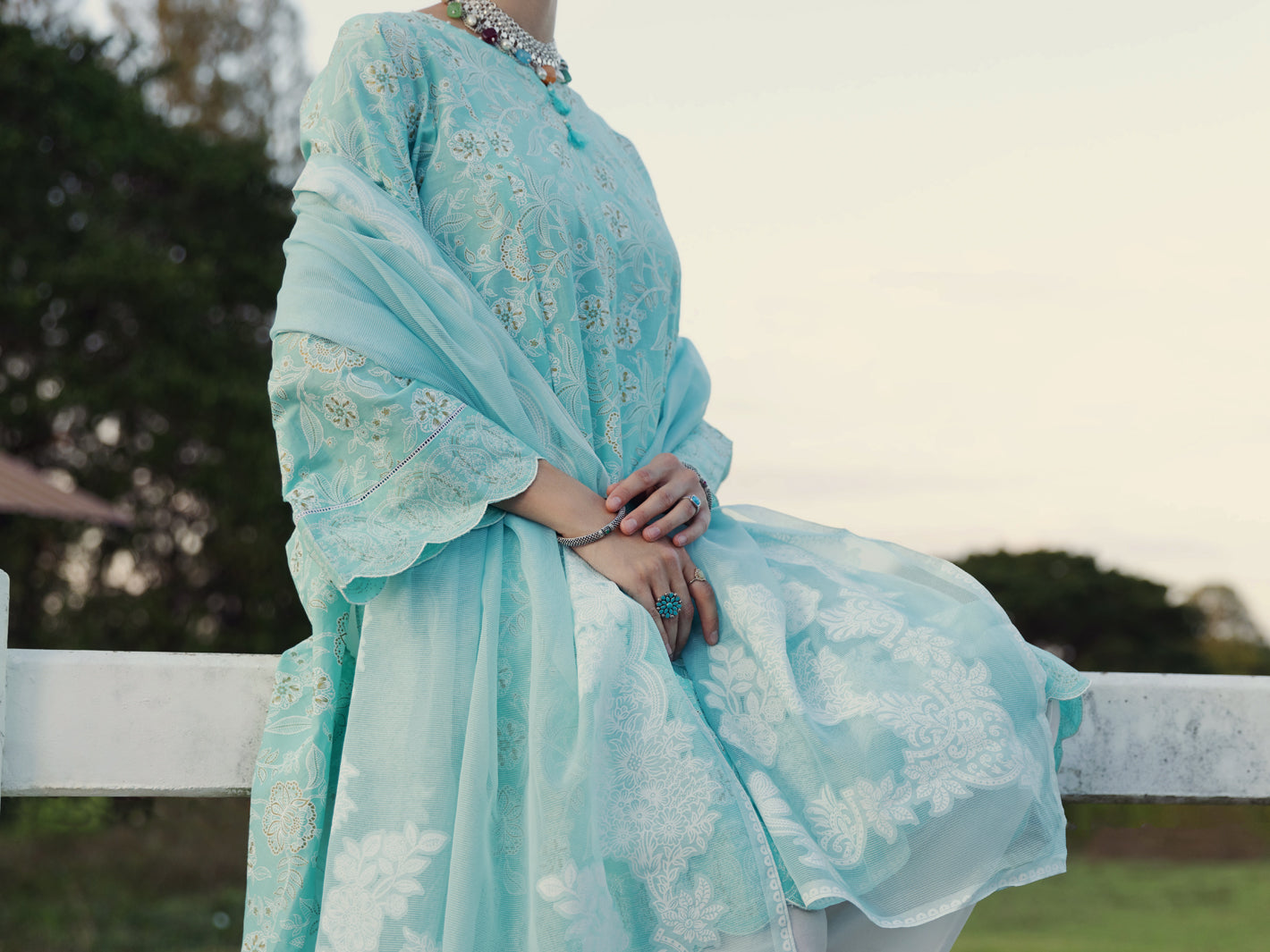 Ferozi Lawn 3 Piece Stitched - ALP-3PS-1506