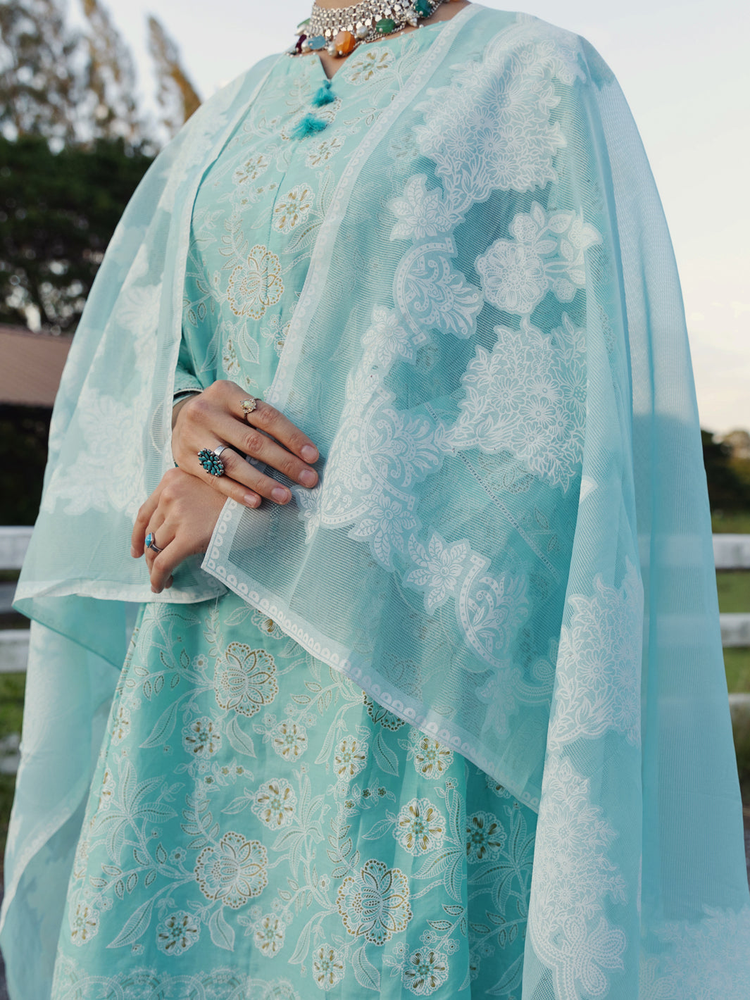 Ferozi Lawn 3 Piece Stitched - ALP-3PS-1506