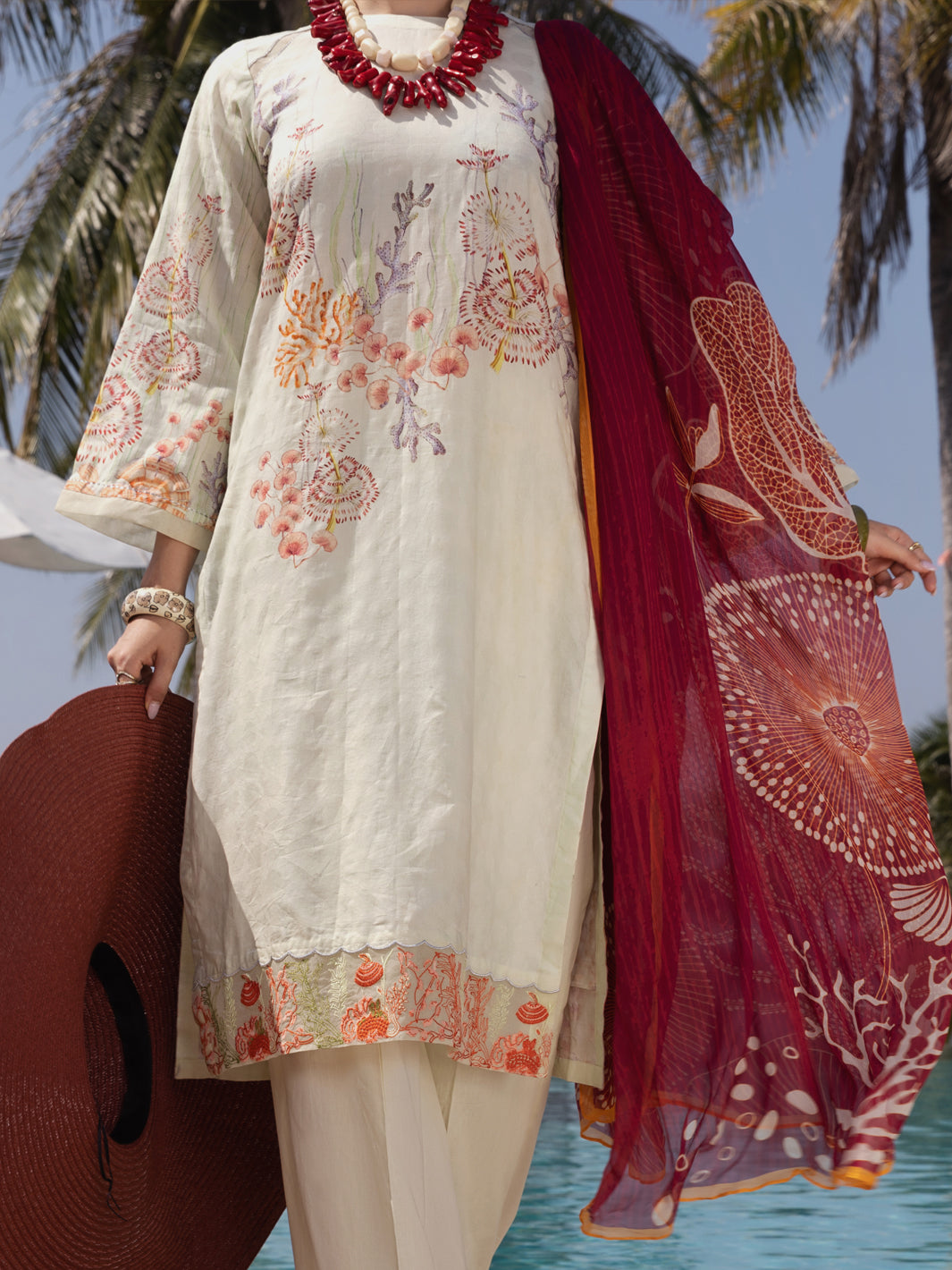 Pistachio Lawn 3 Piece Stitched - ALP-3PS-1518