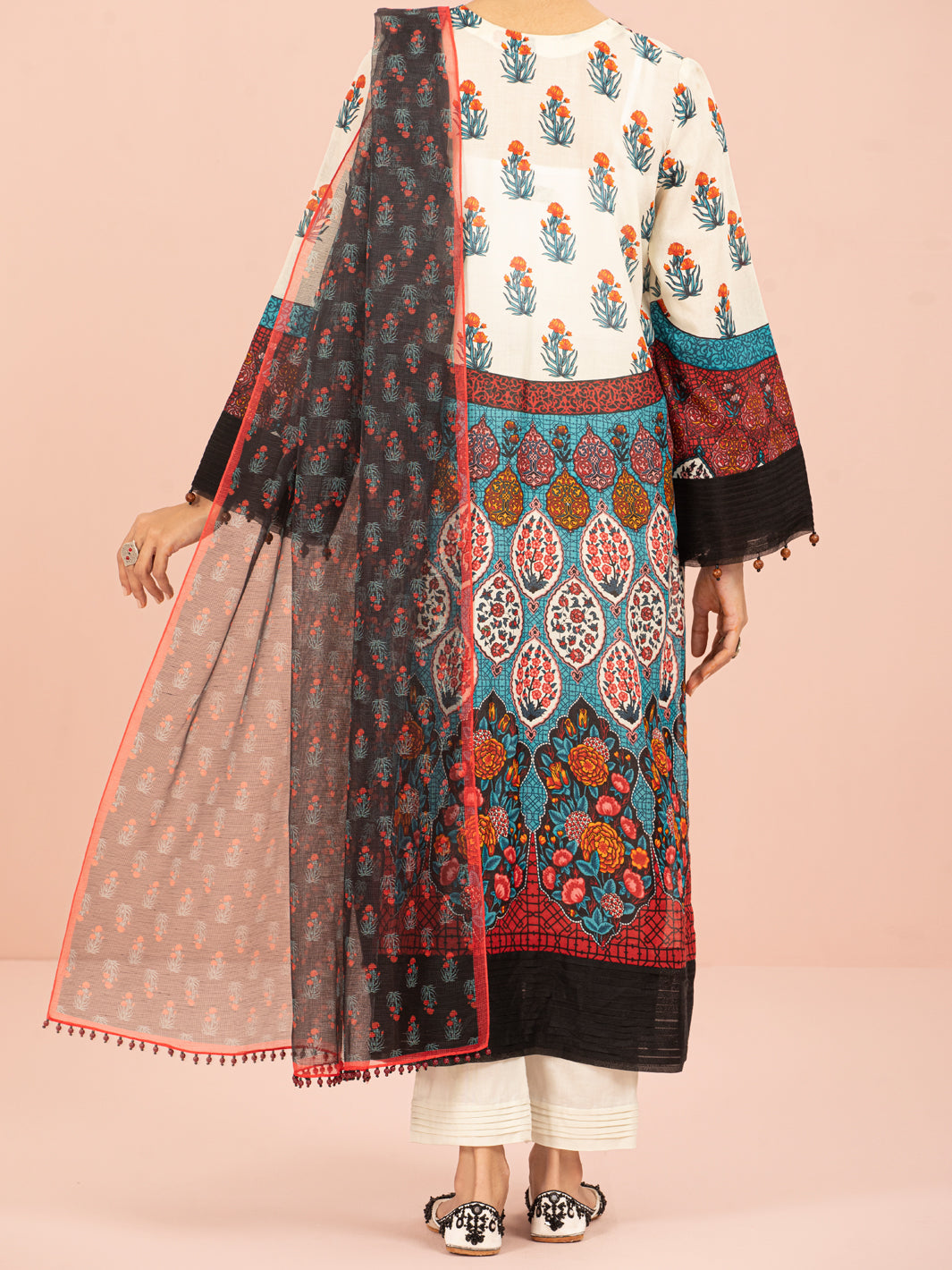 Multicolor Lawn 3 Piece Unstitched - ALP-3PS-1541