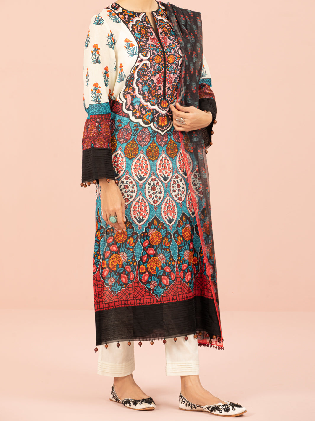 Multicolor Lawn 3 Piece Unstitched - ALP-3PS-1541