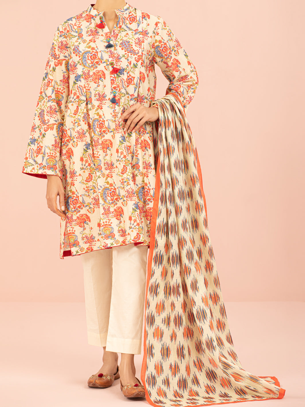 Multicolor Lawn 2 Piece Unstitched - ALP-2PS-1557