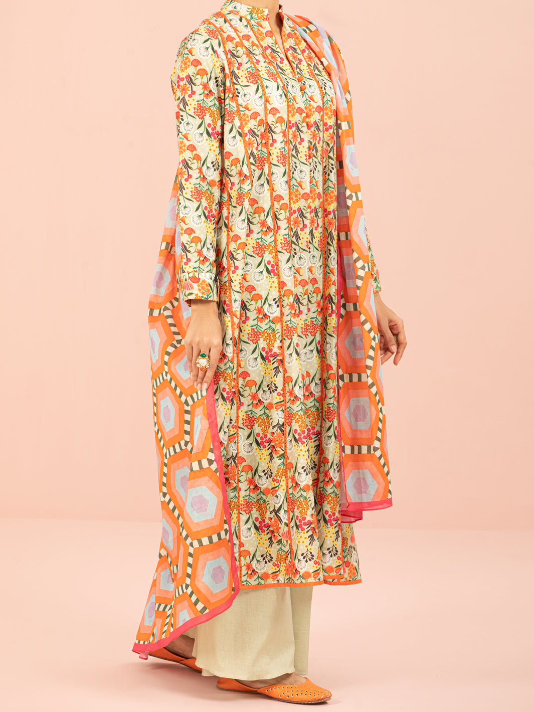 Multicolor Lawn 2 Piece Unstitched - ALP-2PS-1559