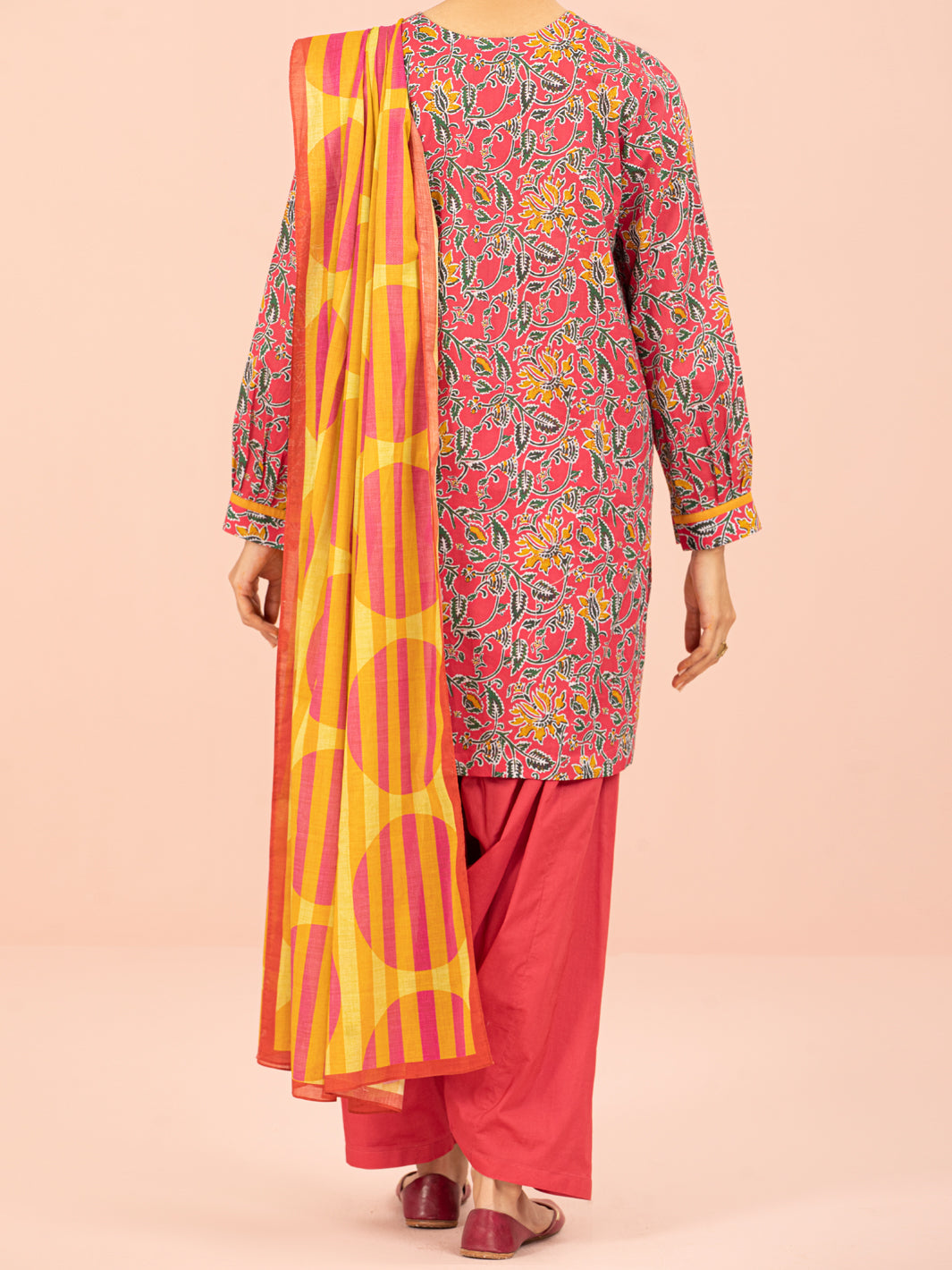 Pink Lawn 2Pc Unstitched - ALP-2PS-1560