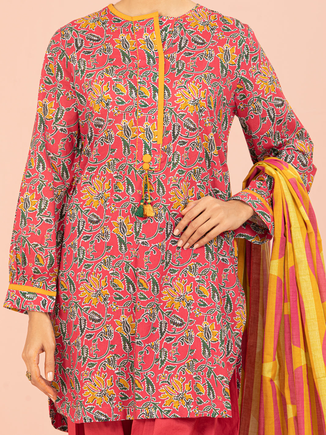 Pink Lawn 2Pc Unstitched - ALP-2PS-1560