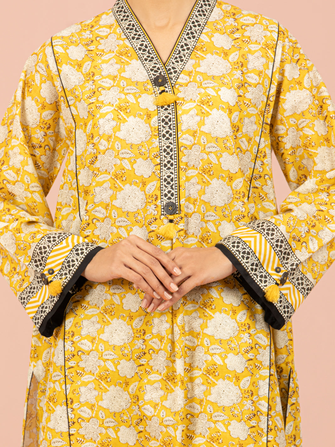 Yellow Lawn 2 Piece Unstitched - ALP-2PS-1562