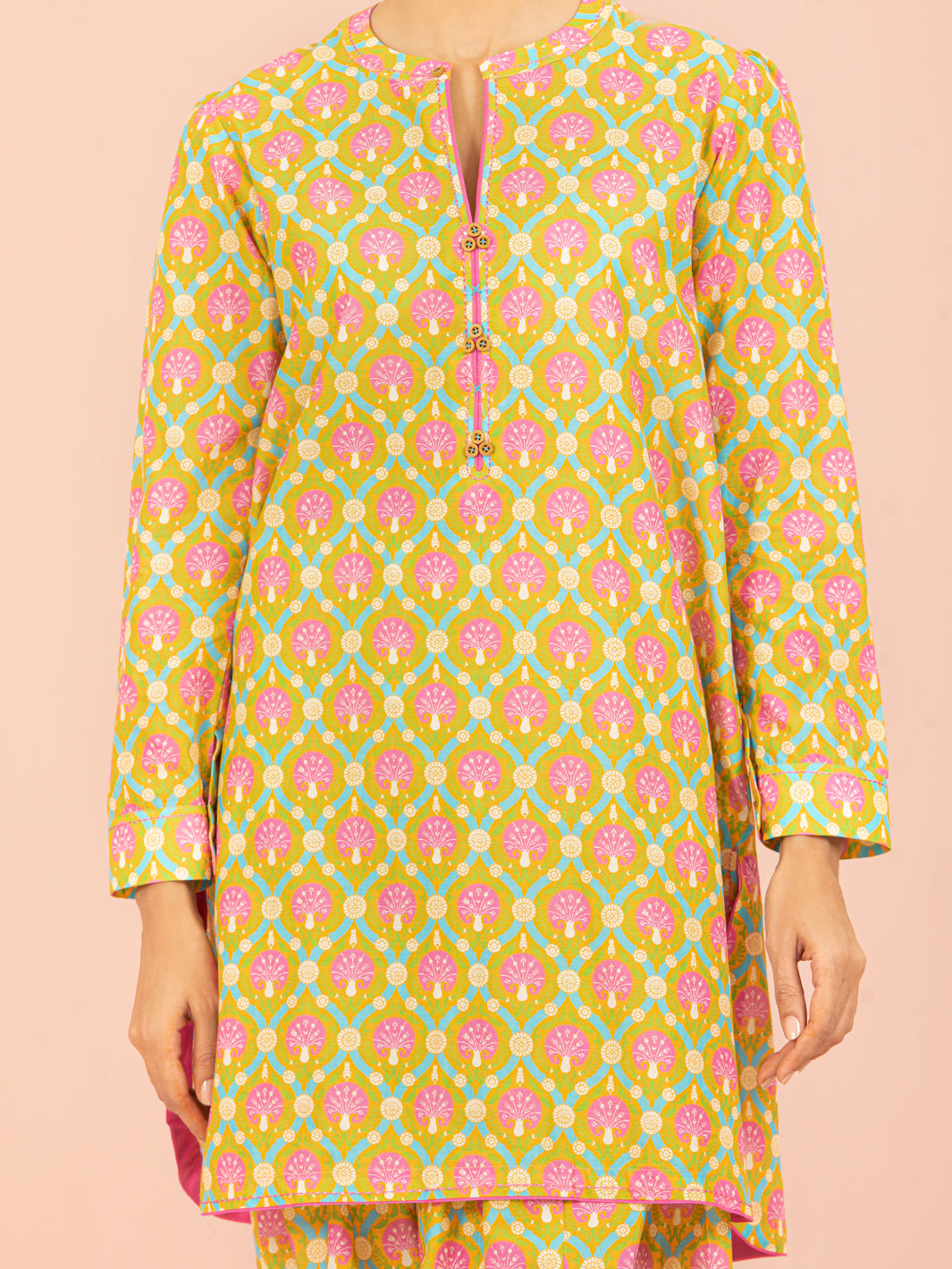 Yellow Lawn 2 Piece Unstitched - ALP-2PS-1564