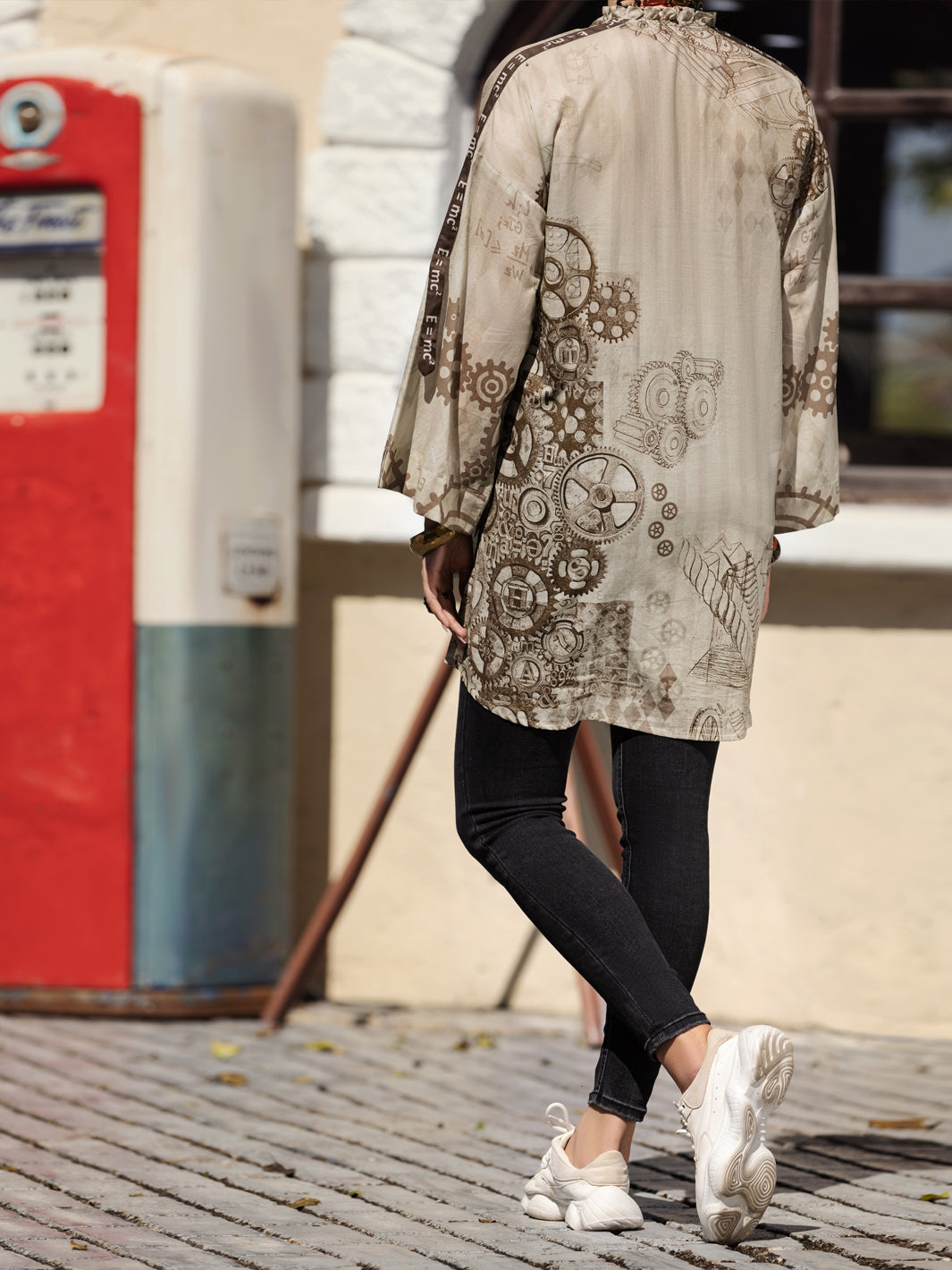 Beige Lawn Tunic - ALP-LK-1569