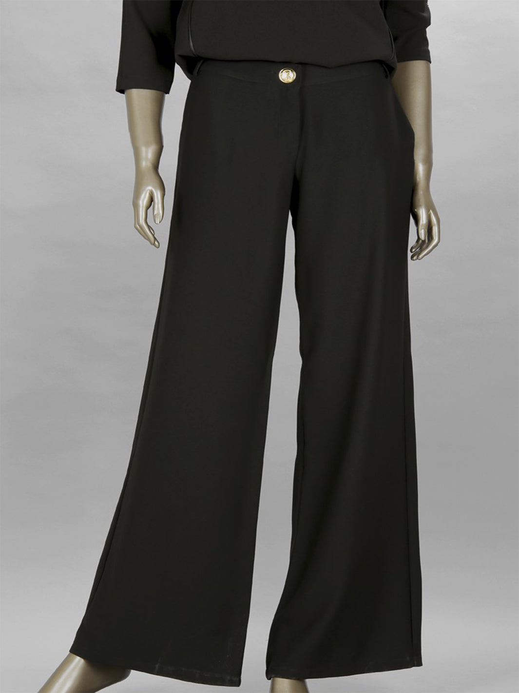 Black Women Trouser - AL-T-2018 - Almirah Online