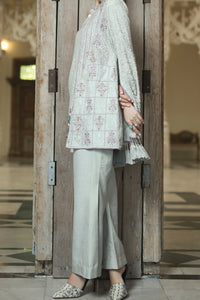 Grey Silk Viscose 3 Piece Formal Suit - LS-217