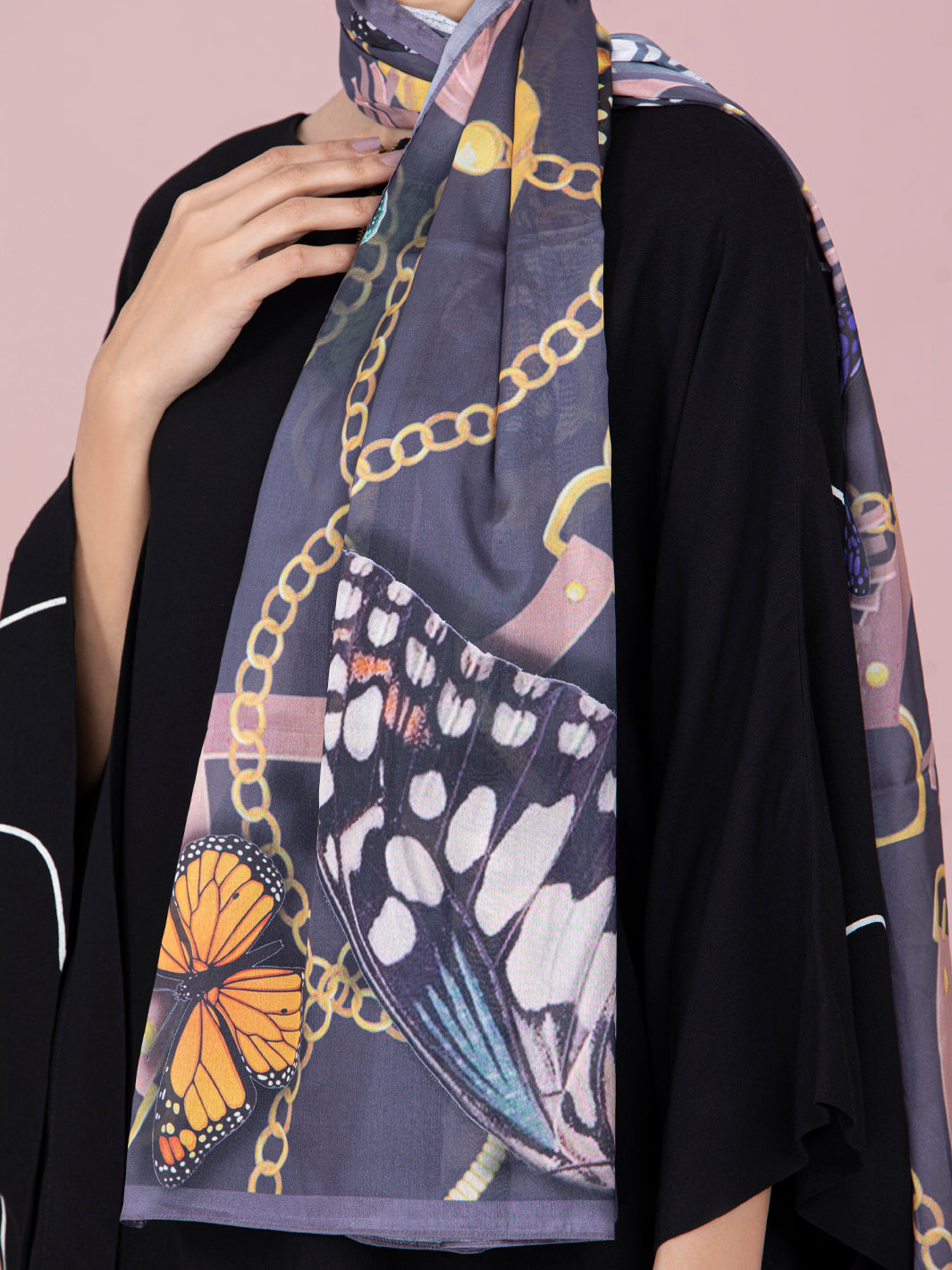 Brown Silk Women Stole - ALP-ST-231