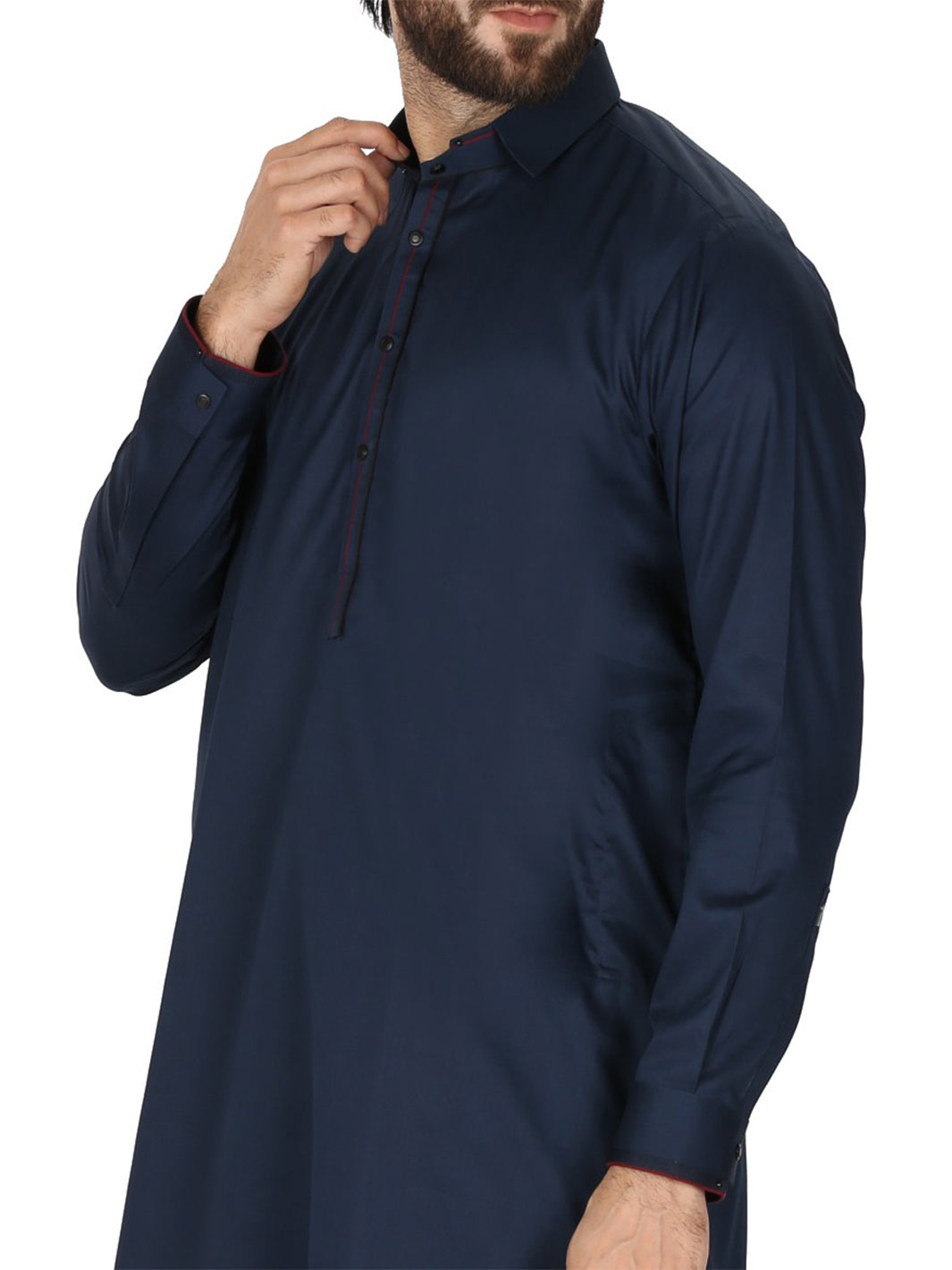Blue Cotton Kameez Shalwar - AL-KS-2386