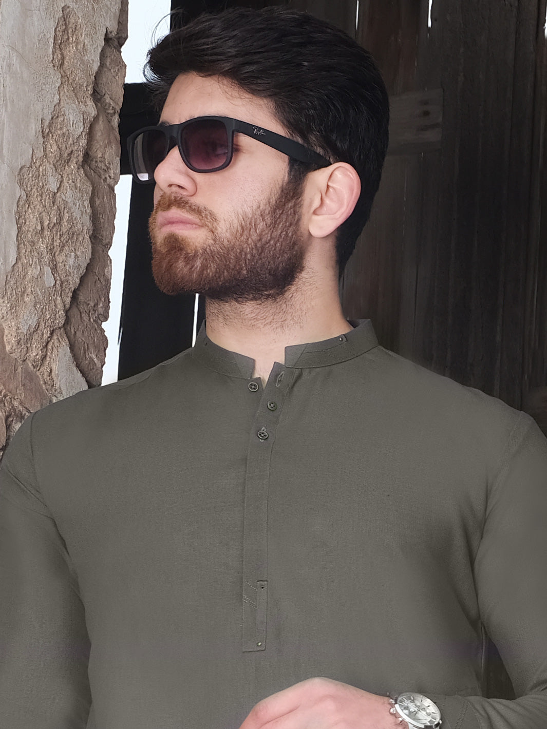 Green Kurta Shalwar - AL-KS-2456