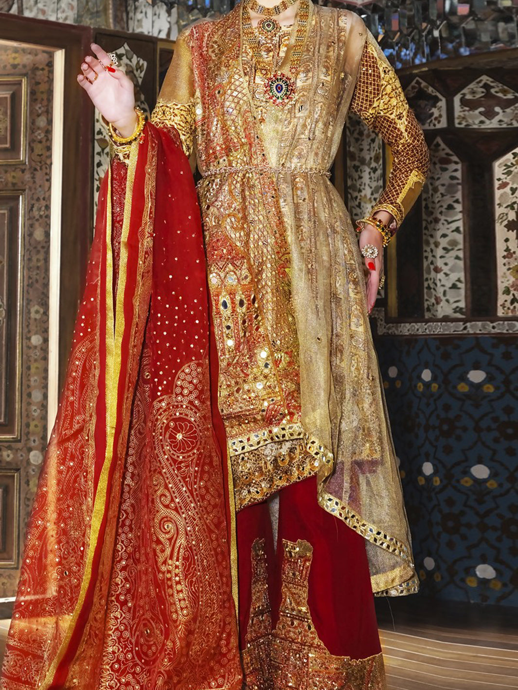 Viscose Net 3 Piece Unstitched Formal - LS-UN-248