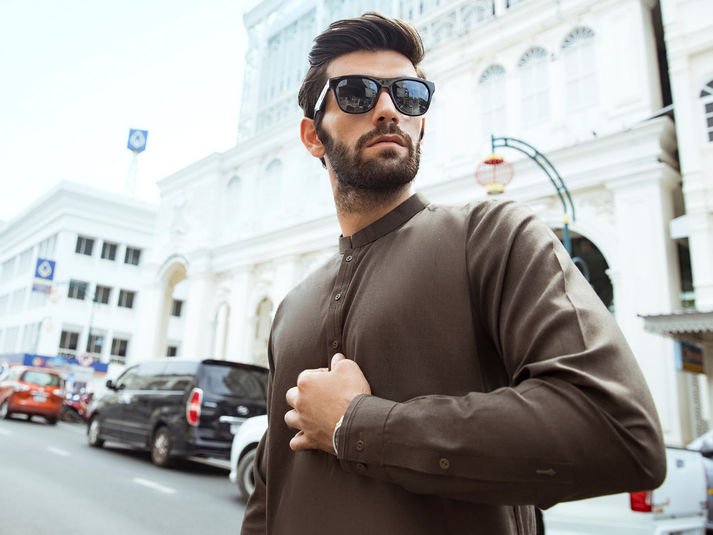 Green Kurta Shalwar - AL-KS-2664