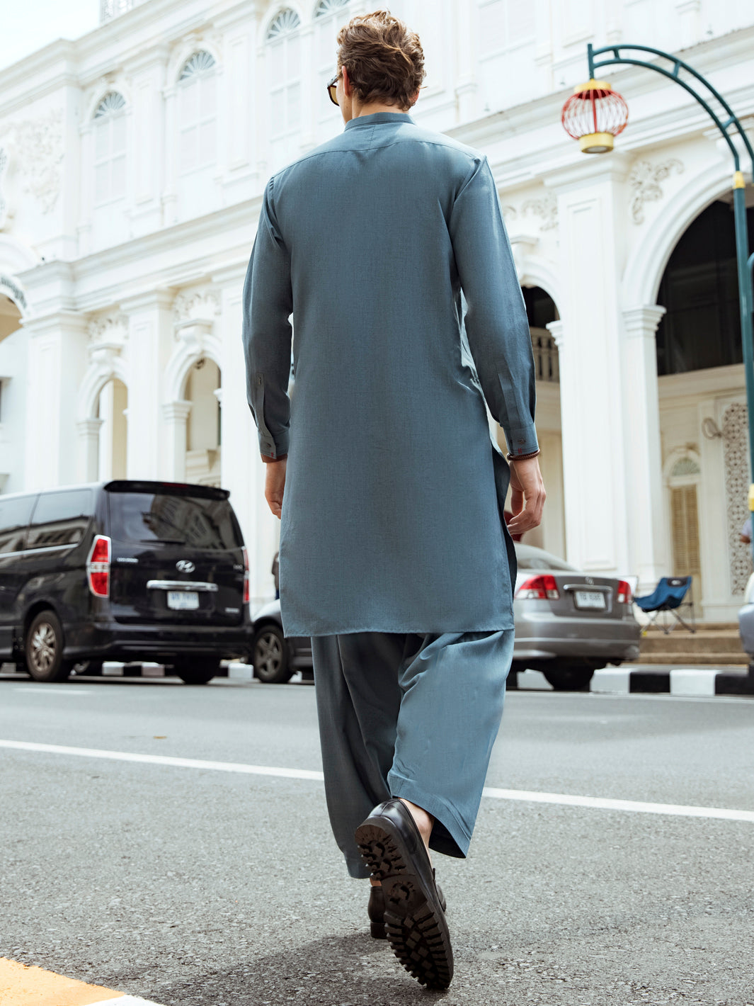 Blue Kurta Shalwar - AL-KS-2665