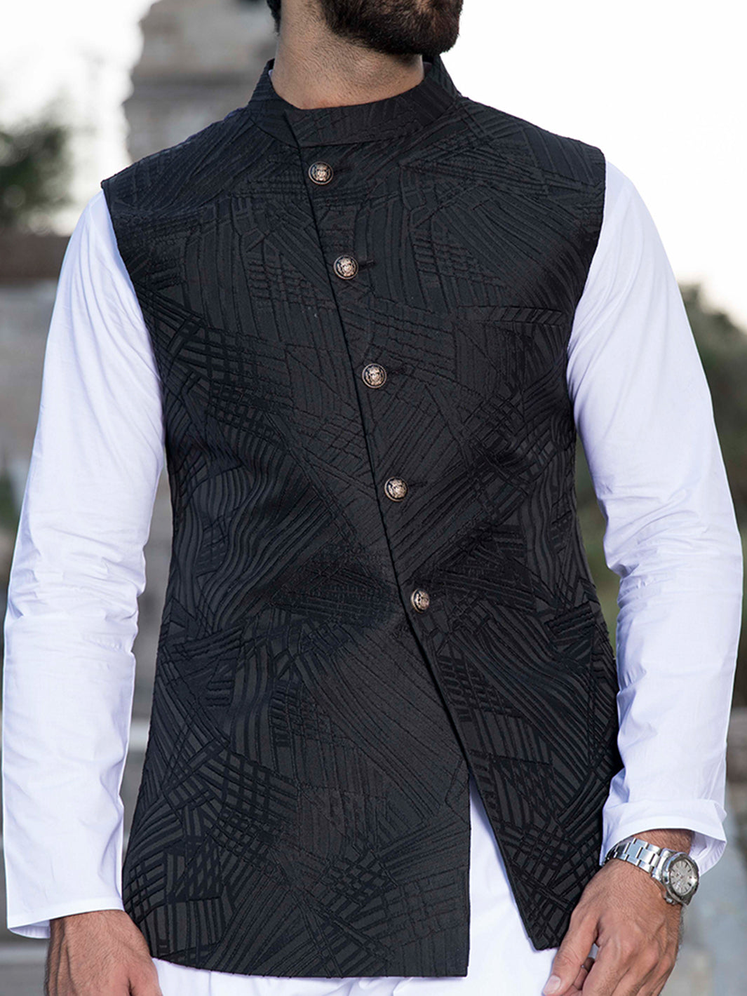 Black Waistcoat - WC-267