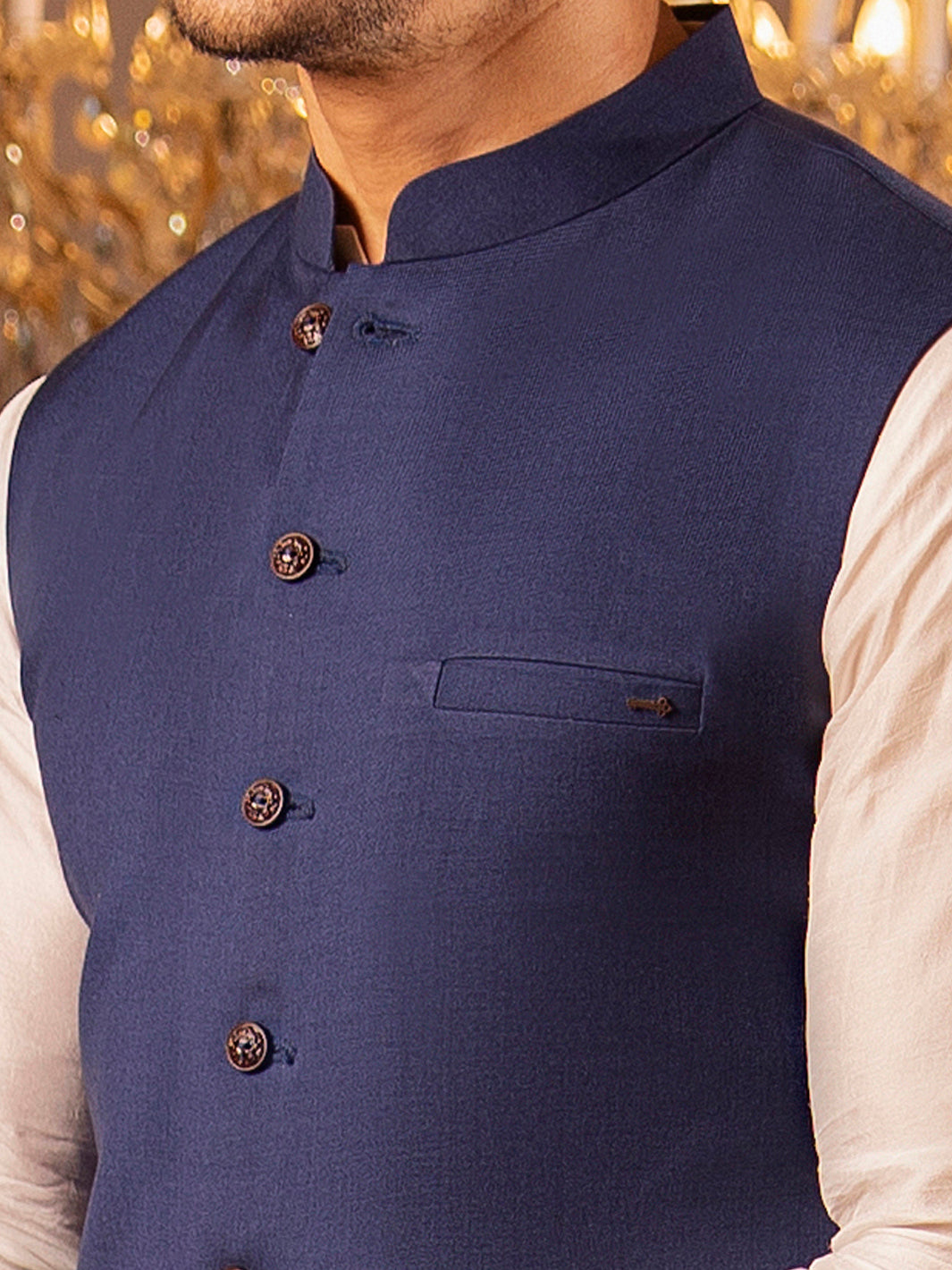 Blue Suiting Waistcoat - AL-WC-380