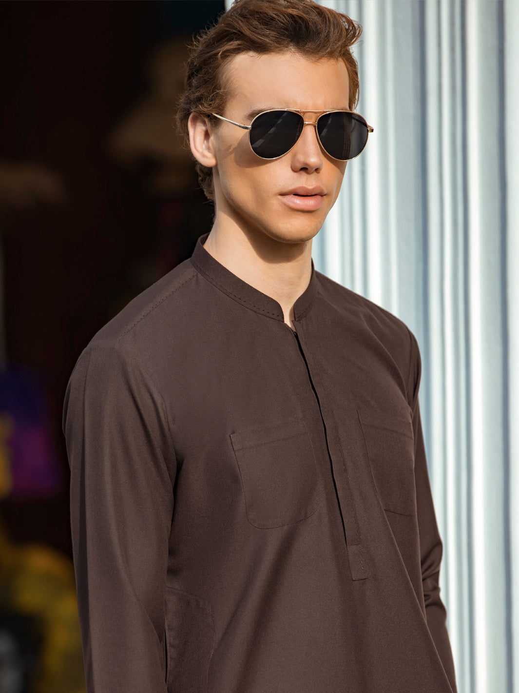 Brown Kurta Trouser - AL-KT-2721