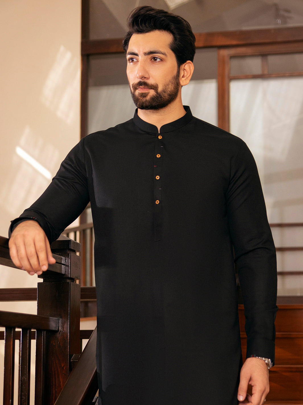 Black Kurta Trouser - AL-KT-2723