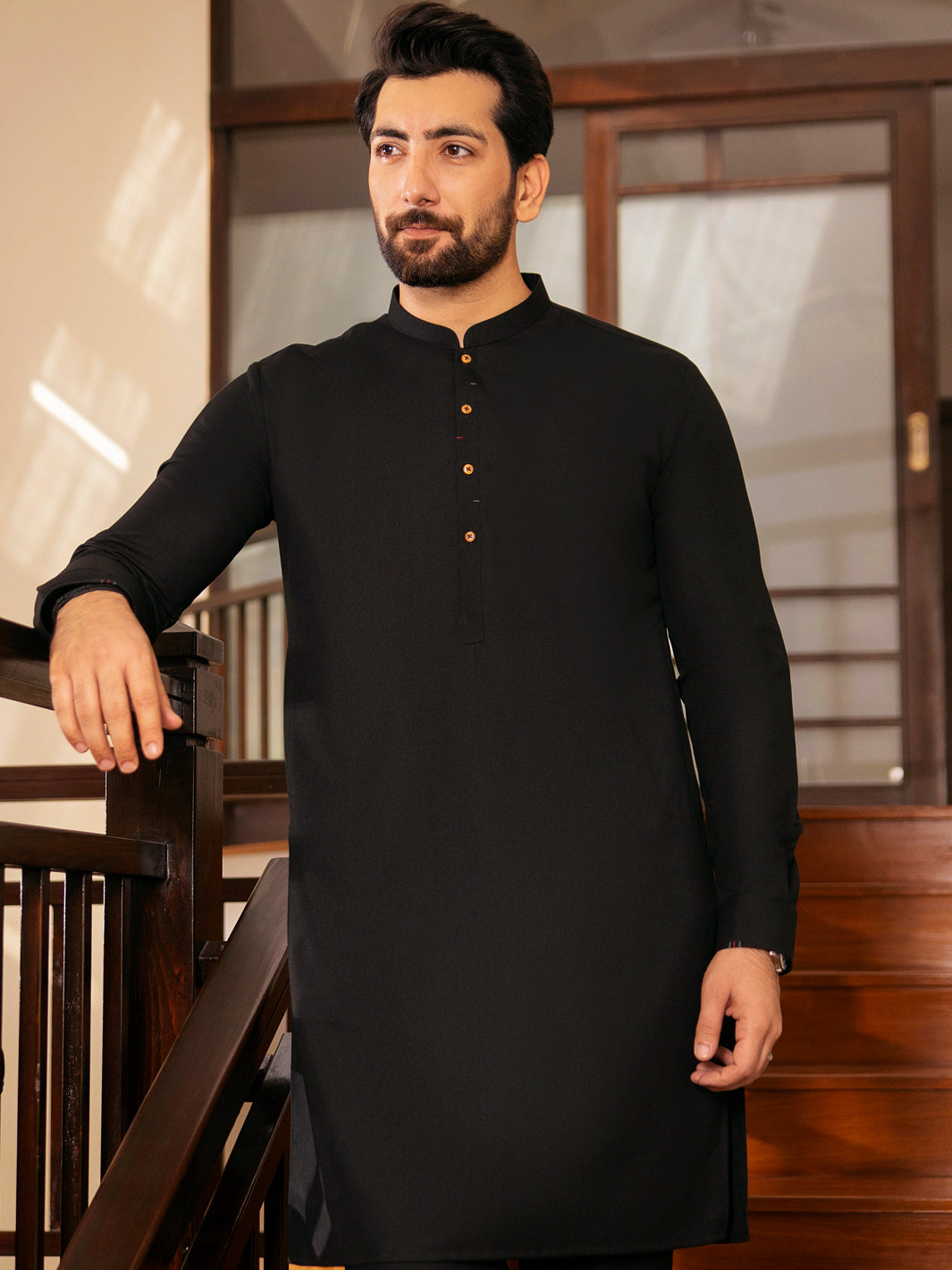 Black Kurta Trouser - AL-KT-2723